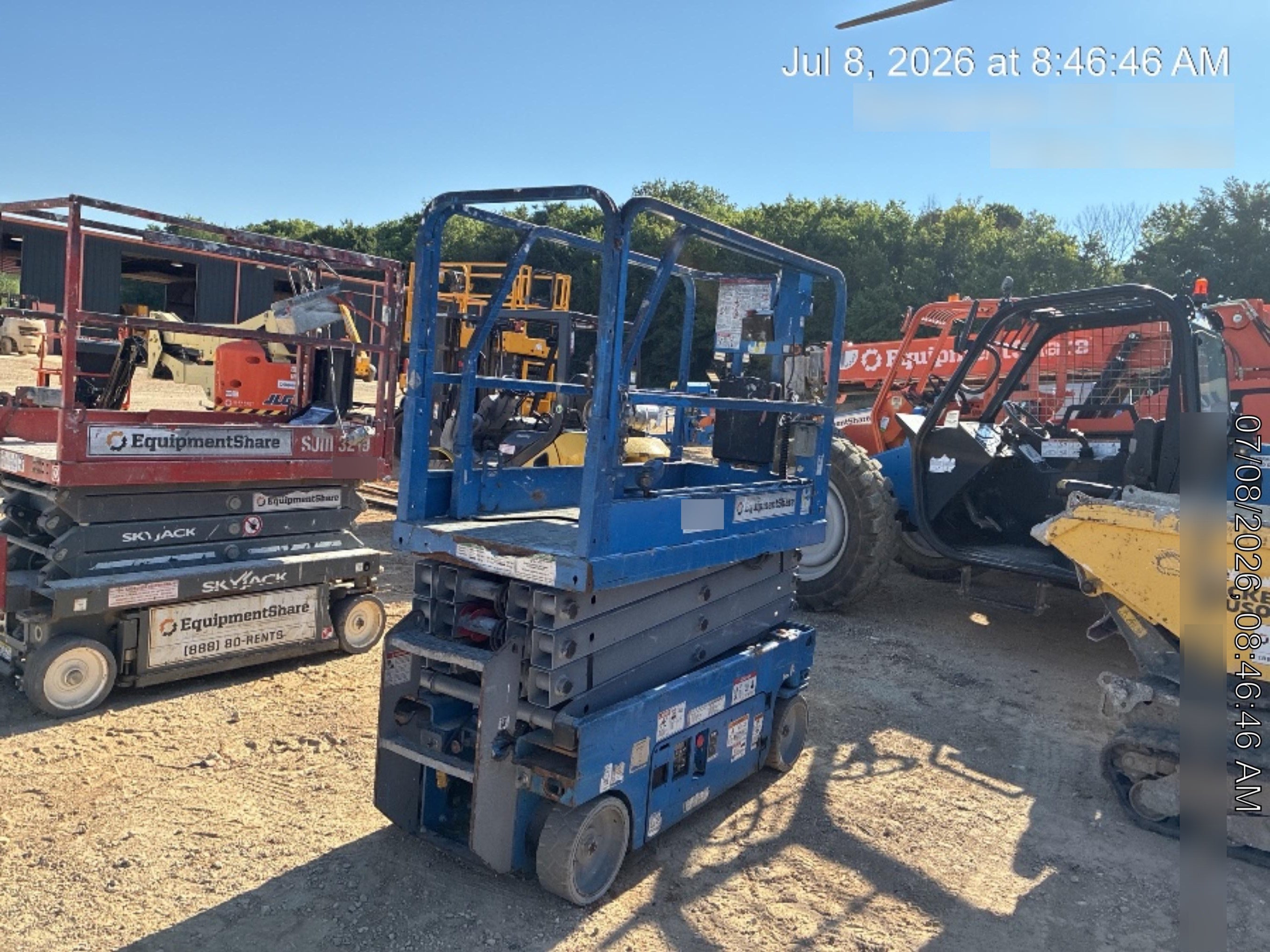2019 Genie GS-1930 Fixed Rails with Chain Entry