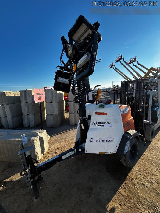 2023 Generac MLT2 Diesel, Flex Switch 120V Input, Powerzone Controller, 
(4) 320W LED Lights, 4kW Generator, 39.9 Gal Fuel Tank, 2" Ball, T3