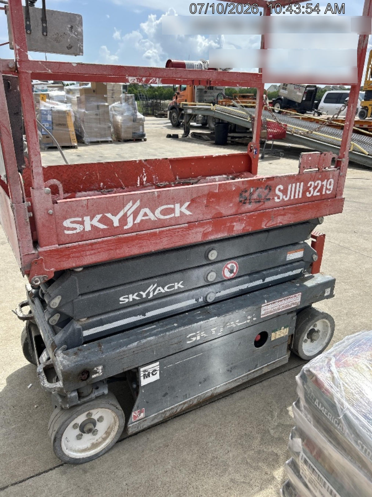 2017 Skyjack SJIII-3219 Skyjack SJ3219, Trojan Battery Set, Extended Warranty 5yr/5k hr