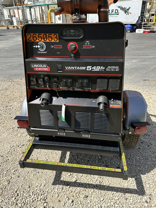 2022 Lincoln Electric Vantage 549X Crosslink Technology, Trailer Mounted, ES Decals, T3