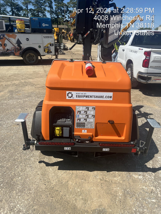 2024 Generac MLT2 Diesel, Flex Switch 120V Input, Powerzone Controller, 
(4) 320W LED Lights, 4kW Generator, 39.9 Gal Fuel Tank, 2" Ball, T3