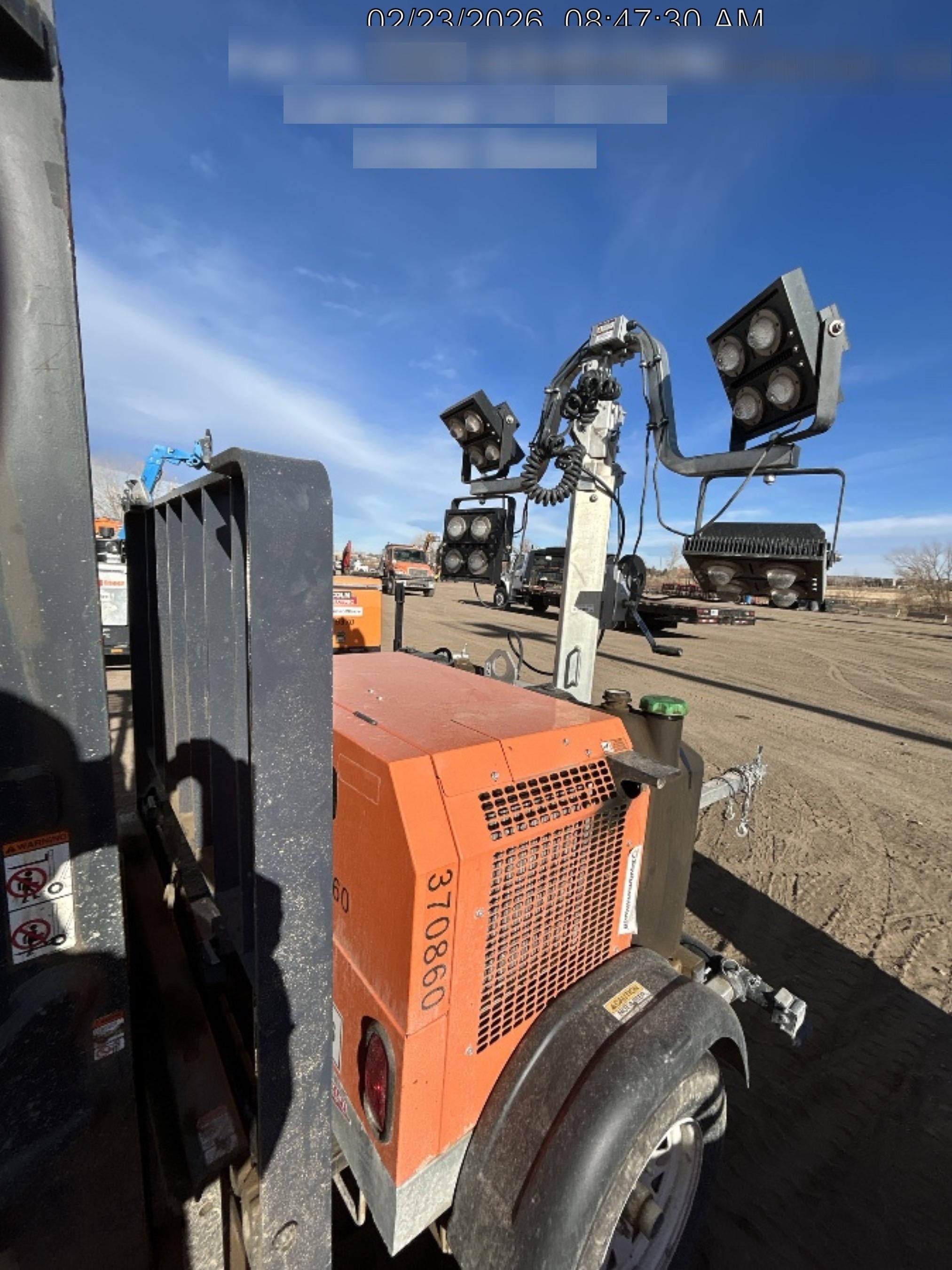 2023 Wanco WLTT-4MM4K Diesel, Deep Sea Controller, Shore Power Plug, Auto Start, (4) 350W LED Floodlights, 4kW Generator, 60 Gal Fuel Tank, 2" Ball, T3