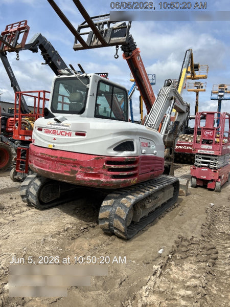 2019 Takeuchi TB290 Cab/Heat/AC Rubber tracks, Dozer blade, Travel alarm, Auxiliary hydraulics w/Manual QC, Hydraulic thumb, 18", 24", and 36" Buckets