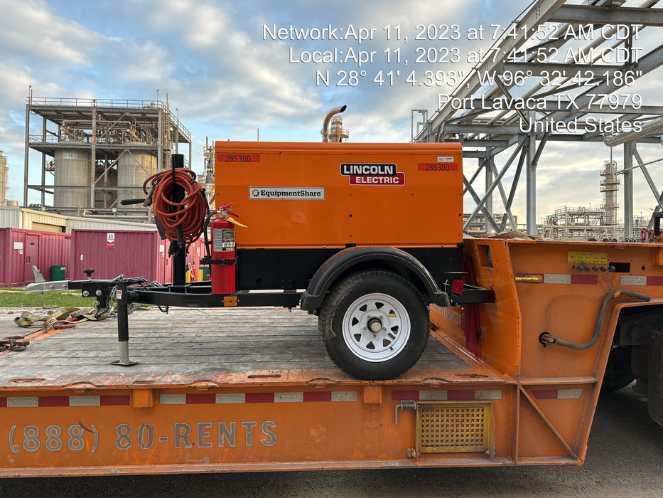 2022 Lincoln Electric LE400 Kubota V1505, Trlr, Cable Rack, Light Kit, ES Decals, T3