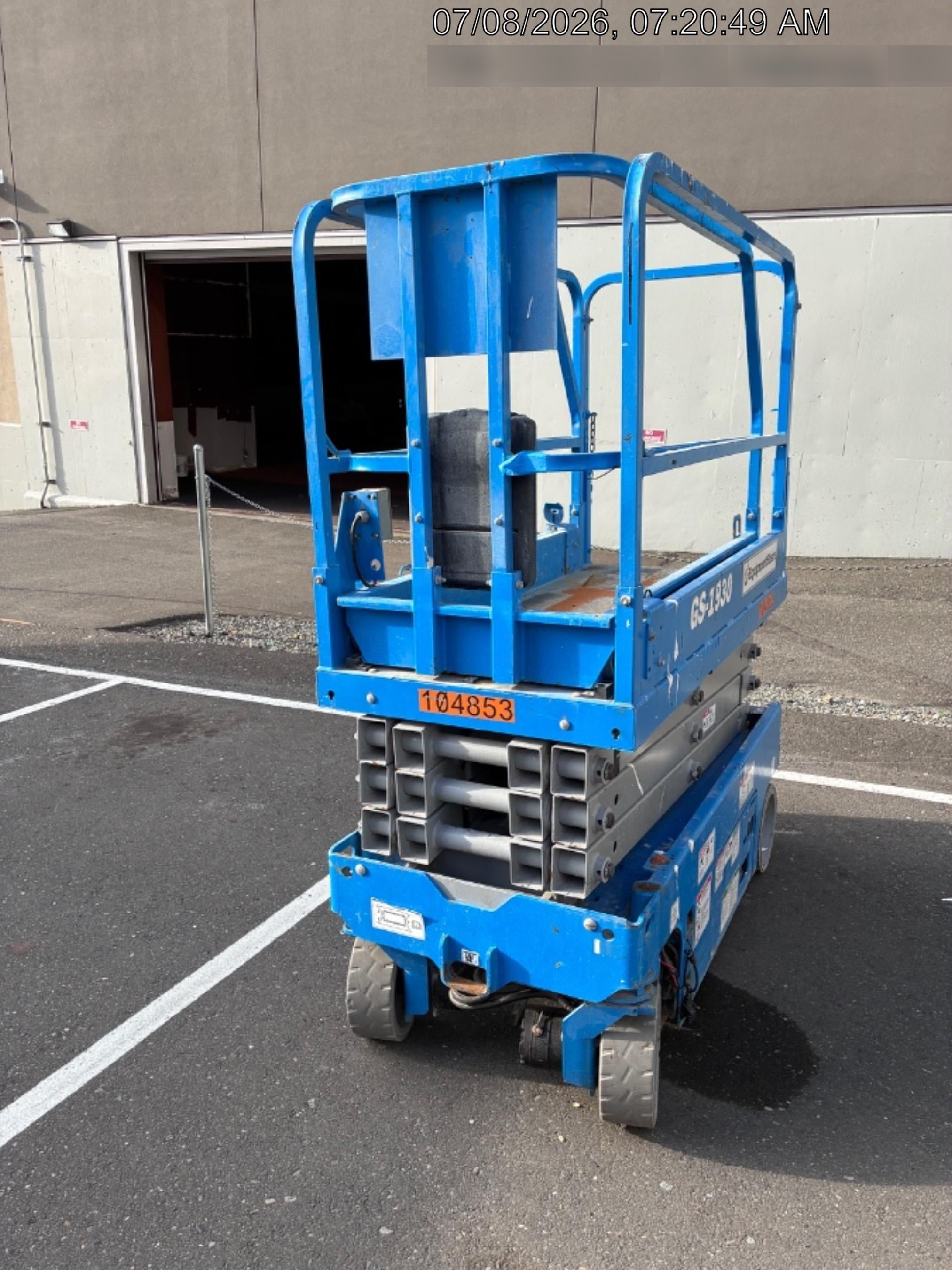 2020 Genie GS-1930 Standard Machine, 800W Inverter