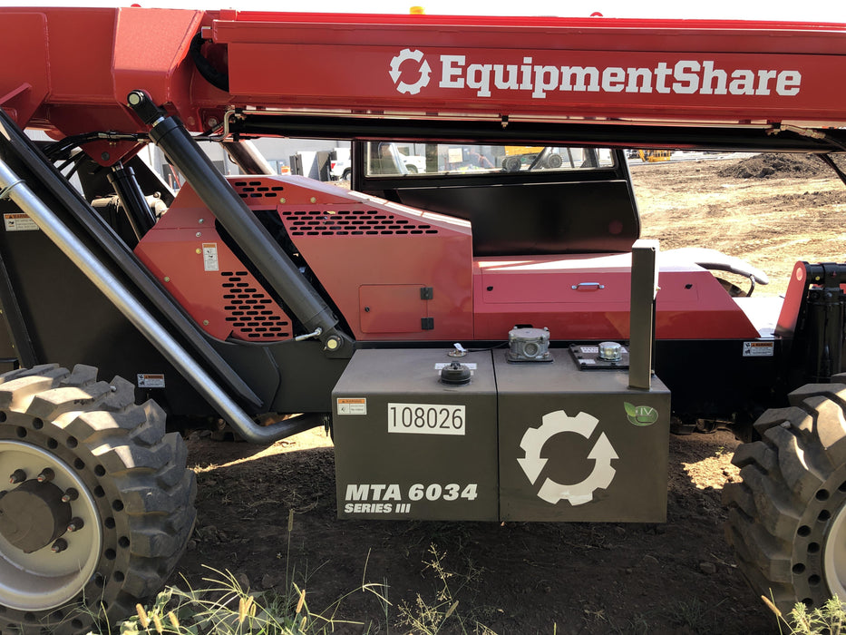 2020 Manitou MTA6034 Canopy, Solid Tires, Work Lights, Beacon, Aux Hydraulics, Back up Alarm, Mirrors, ES Keypad