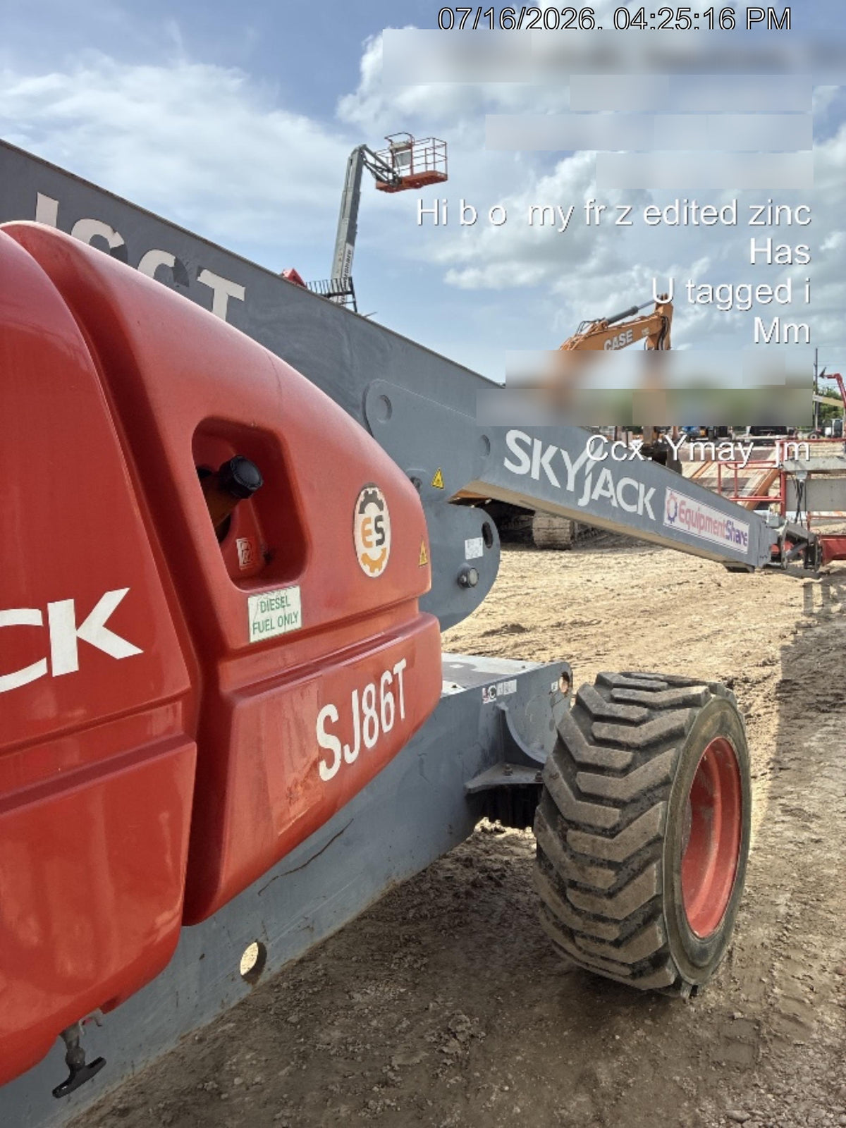 2018 SKYJACK SJ86T