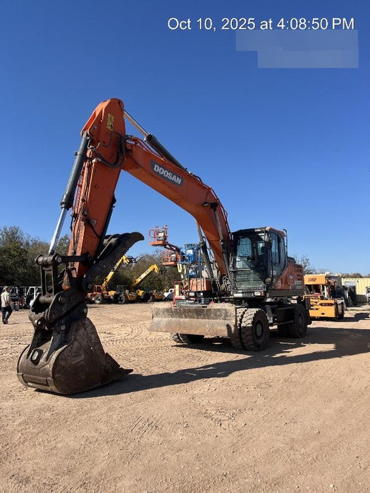 2019 Doosan DX210WE-5 Standard Wheeled Excavator, Hydraulic Quick Coupler