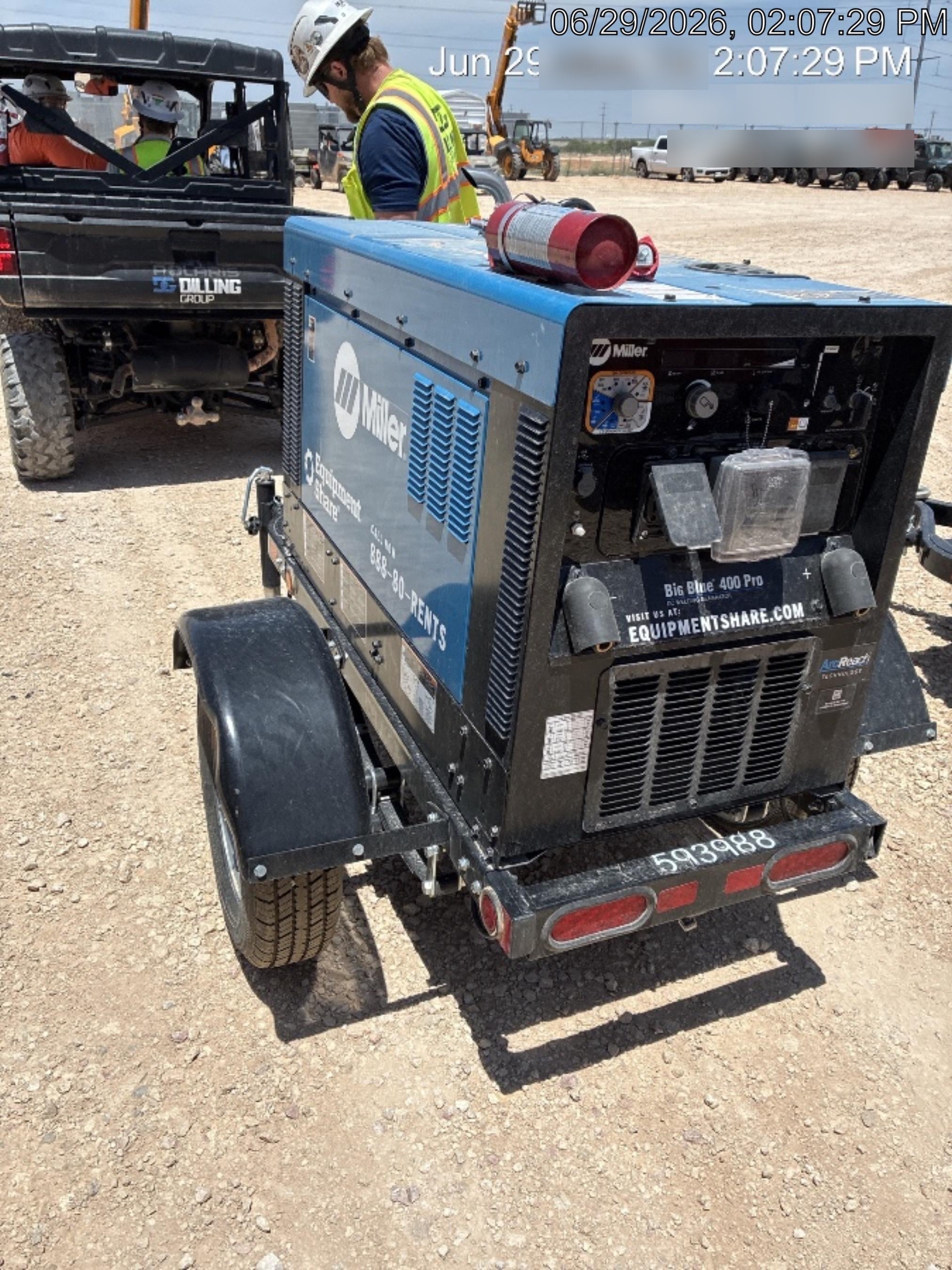 2025 MILLER ELECTRIC BIG BLUE 400