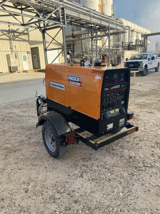 2022 Lincoln Electric LE400 Kubota V1505, Trlr, Cable Rack, Light Kit, ES Decals, T3