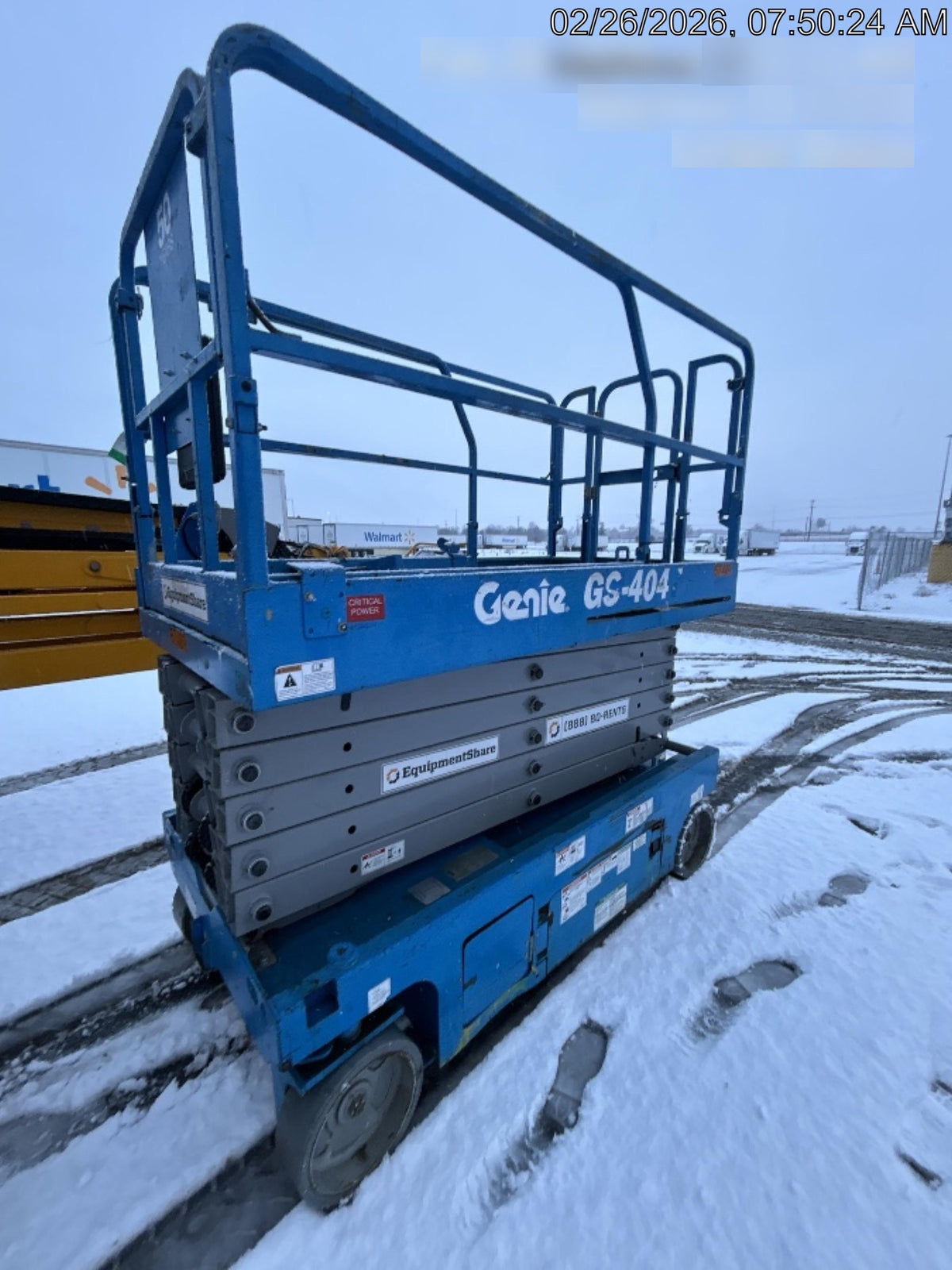 2016 Genie GS-4047 Standard Rental Specs