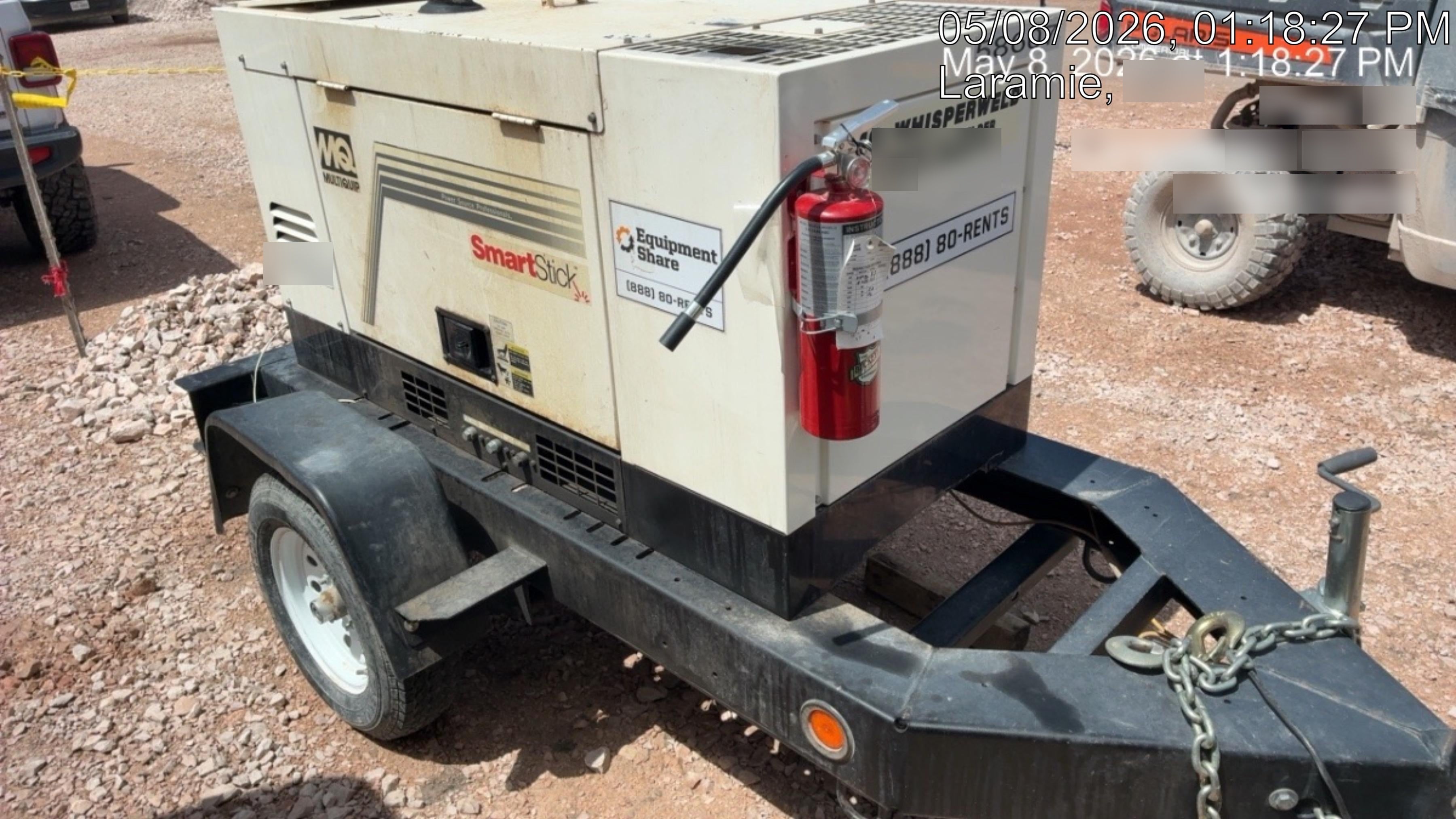 2020 Multiquip DLW400ESA4 400 amp Welder, 14kW, 120/240V, T4F Kubota, Trailer