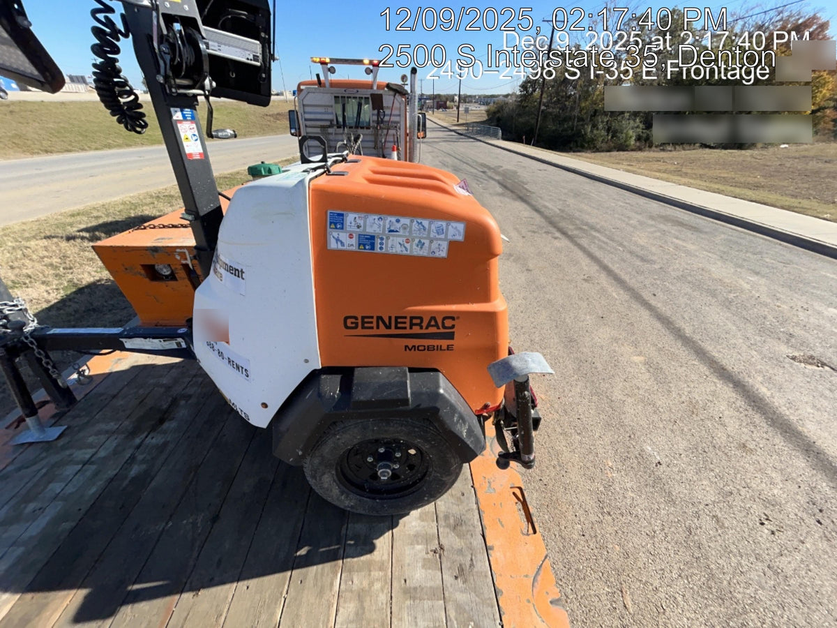 2024 Generac MLT2 Diesel, Flex Switch 120V Input, Powerzone Controller, 
(4) 320W LED Lights, 4kW Generator, 39.9 Gal Fuel Tank, 2" Ball, T3