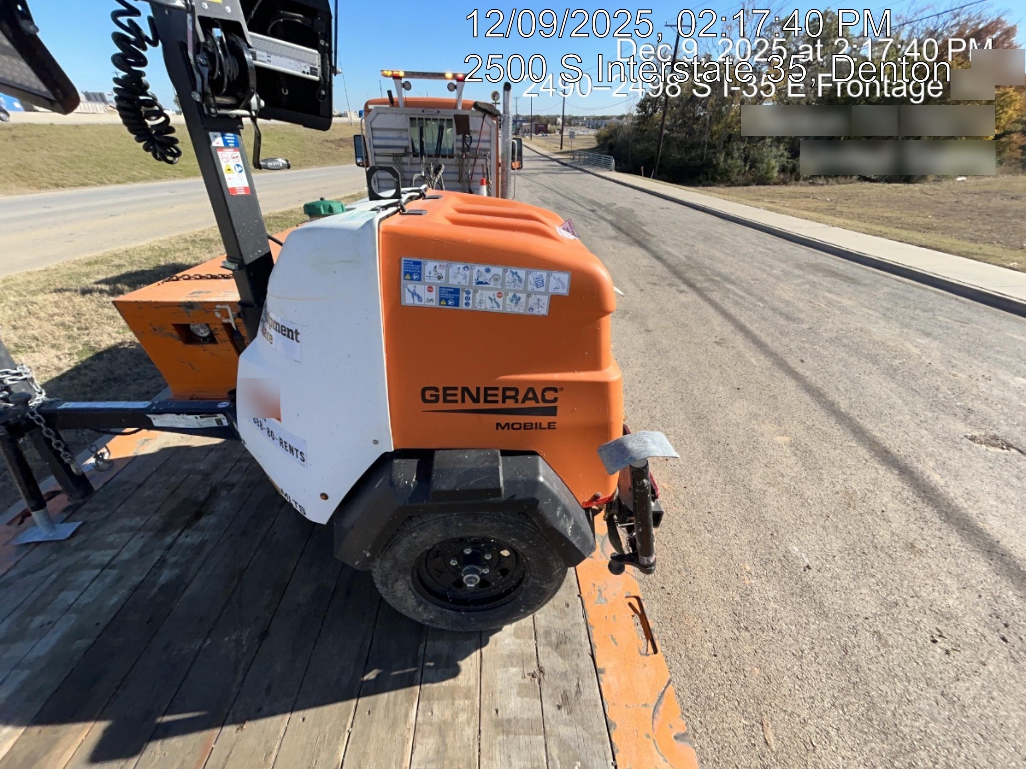 2024 Generac MLT2 Diesel, Flex Switch 120V Input, Powerzone Controller, 
(4) 320W LED Lights, 4kW Generator, 39.9 Gal Fuel Tank, 2" Ball, T3