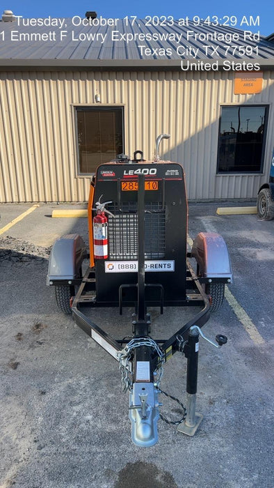 2022 Lincoln Electric LE400 Kubota V1505, Trlr, Cable Rack, Light Kit, ES Decals, T3