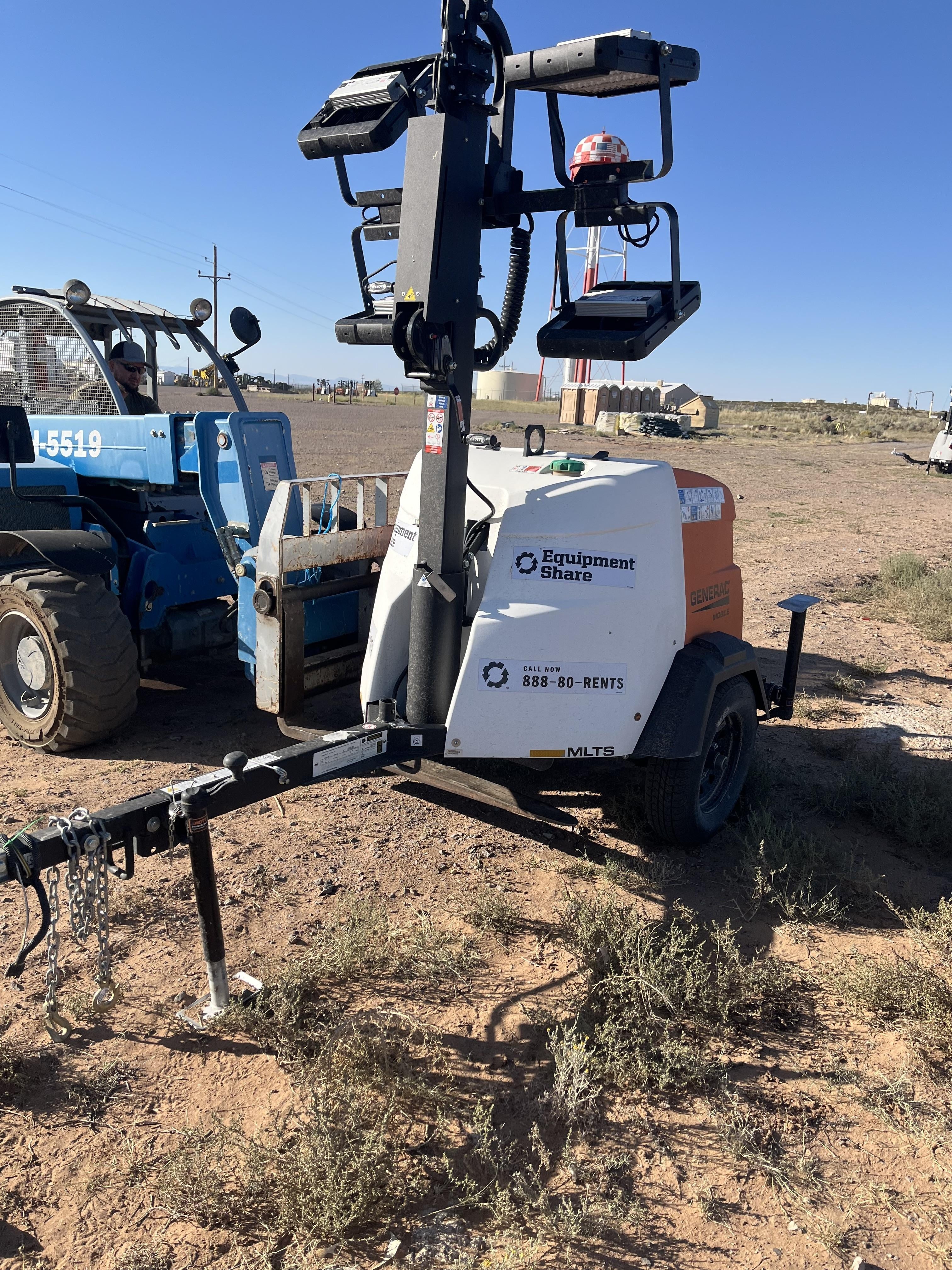 2024 Generac MLT2 Diesel, Flex Switch 120V Input, Powerzone Controller, 
(4) 320W LED Lights, 4kW Generator, 39.9 Gal Fuel Tank, 2" Ball, T3