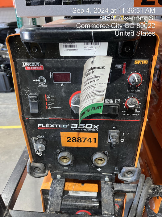 2022 LINCOLN ELECTRIC FLEXTEC 350X