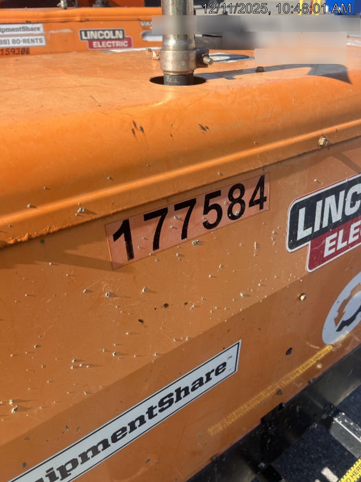 2021 Lincoln Electric Vantage 322 Vantage 322 Ready Pak 3 w/ Decals, ORANGE (includes trailer, cable rack, fender light kit) NO Telematics