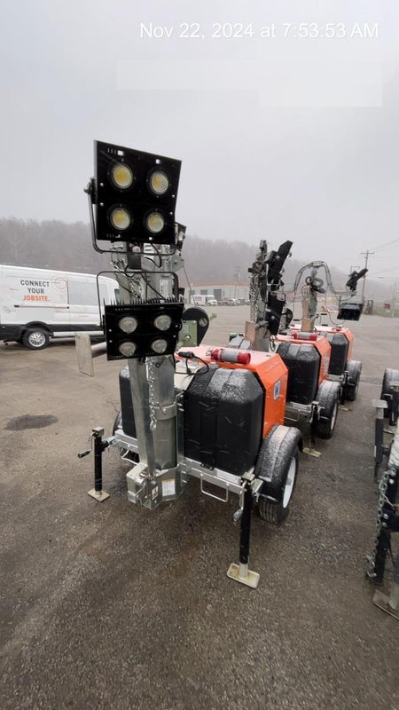 2024 Wanco WLTT-4MM4K Diesel, Deep Sea Controller, Shore Power Plug, Auto Start, (4) 350W LED Floodlights, 4kW Generator, 60 Gal Fuel Tank, 2" Ball, T3