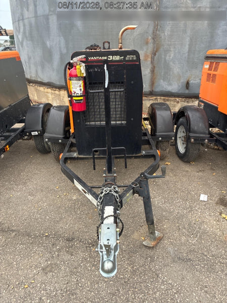 2021 Lincoln Electric Vantage 322 Vantage 322 Ready Pak 3 w/ Decals, ORANGE (includes trailer, cable rack, fender light kit) NO Telematics