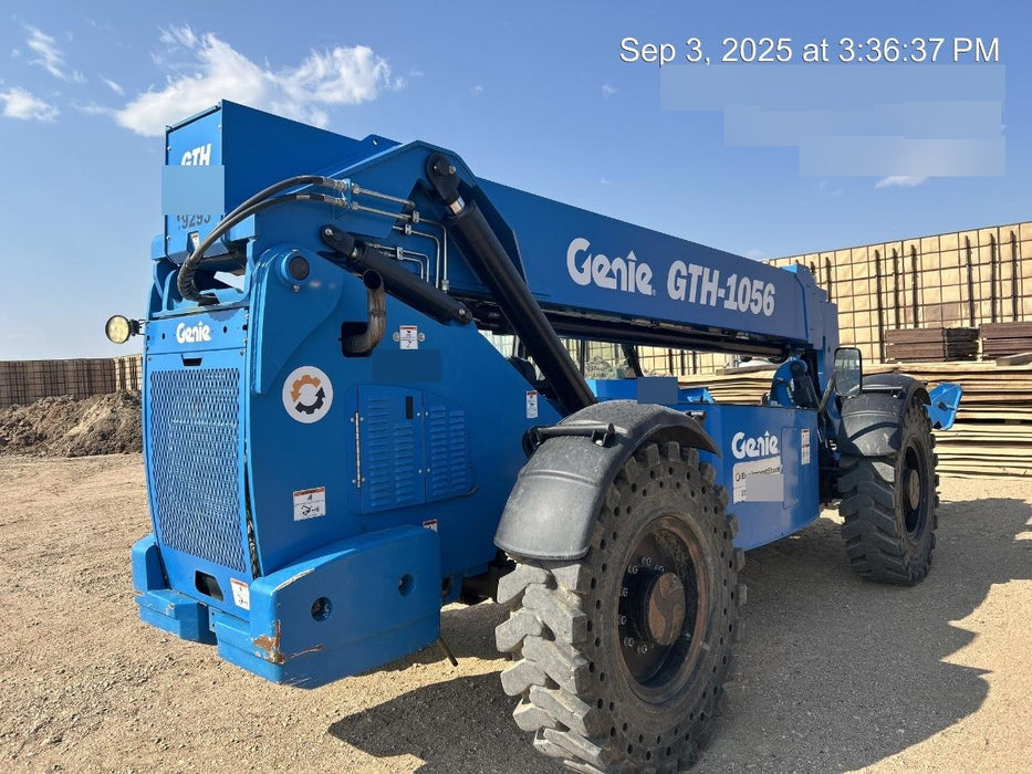 2018 Genie GTH-1056 Genie GTH-1056 w/Enclosed Cab w/HVAC, Work Lights, Solid Tires, Beacon, 60" Carriage and Forks