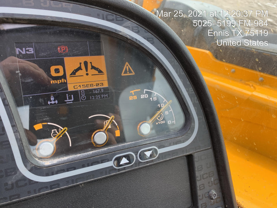 2020 JCB 512-56 Canopy, 74Hp, Solid Tires, Work Lights, Beacon, Aux Hydraulics, Back up Alarm, Lifting Eye, ES Decals