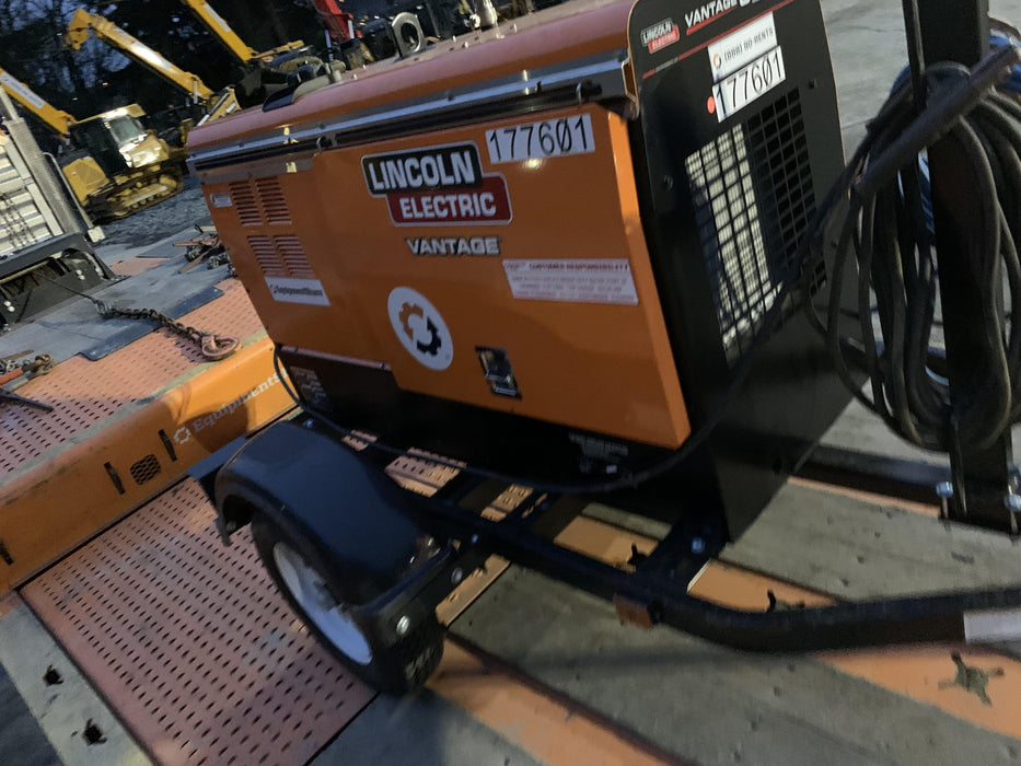 2021 Lincoln Electric Vantage 322 Vantage 322 Ready Pak 3 w/ Decals, ORANGE (includes trailer, cable rack, fender light kit) NO Telematics