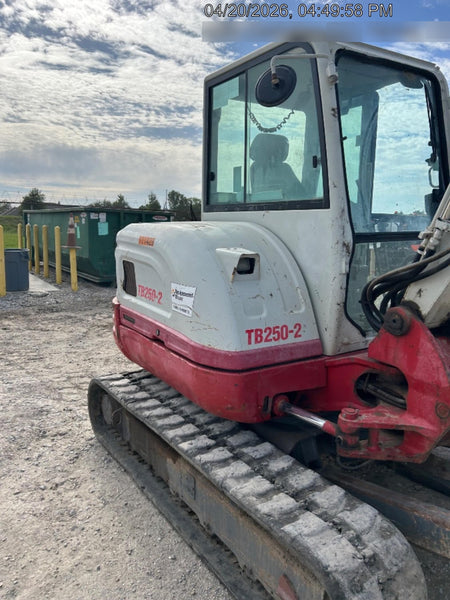2020 Takeuchi TB250-2C Cab/Heat/Air, Rubber Tracks, Manual TAG QC