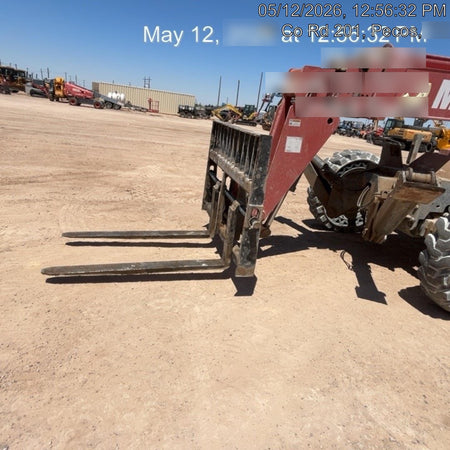 2018 Manitou MTA10055 Manitou MTA 10055 w/Open ROPS, Work Lights/Strobe, Aux Hyd, Solid Tires, Lift Hook, 66" Carriage, 60" Forks