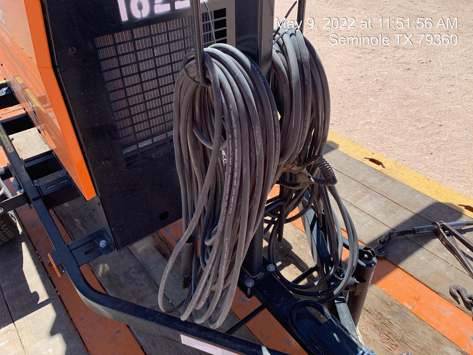 2021 Lincoln Electric Vantage 322 Vantage 322 Ready Pak 3 w/ Decals, ORANGE (includes trailer, cable rack, fender light kit) NO Telematics