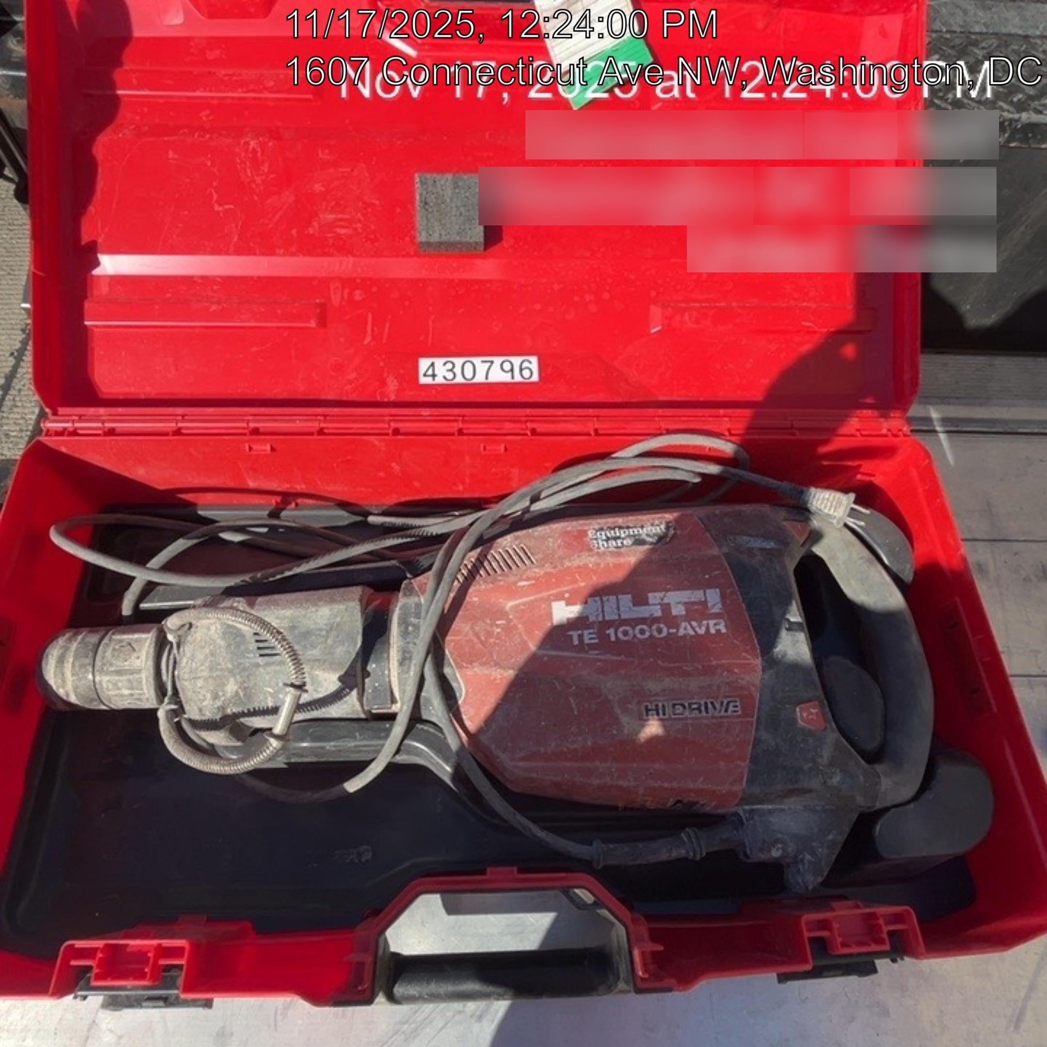 2024 HILTI TE 1000-AVR