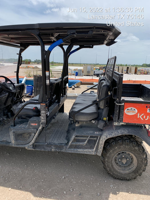 2021 Kubota RTV-X1140W-H Plastic Canopy, Windshield Acrylic Clear, LED Strobe Light, Wire Harness Kit, Back up Alarm