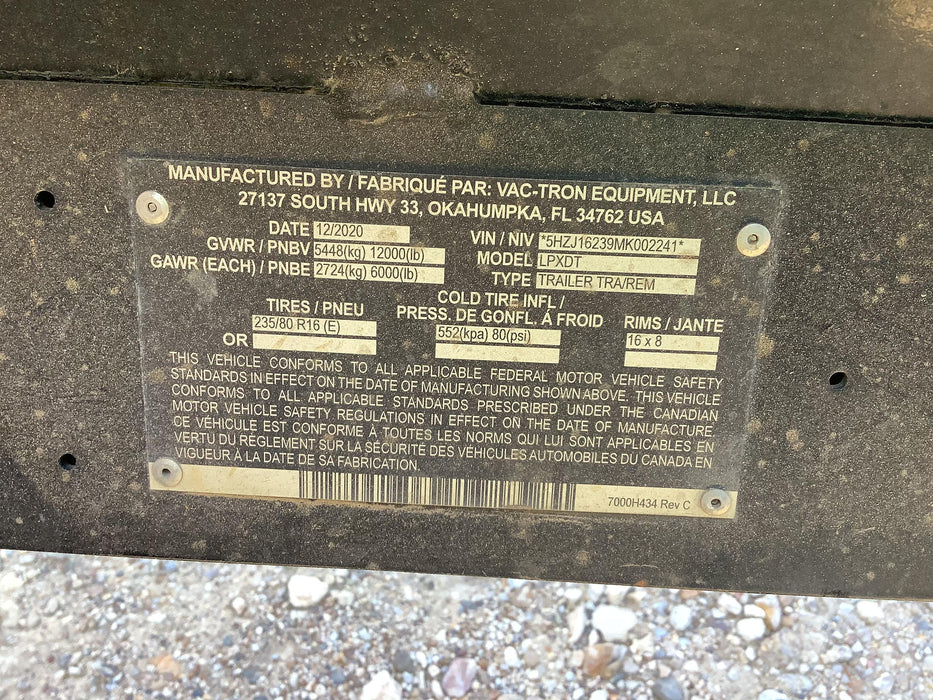 2021 VAC-TRON LP573XDT