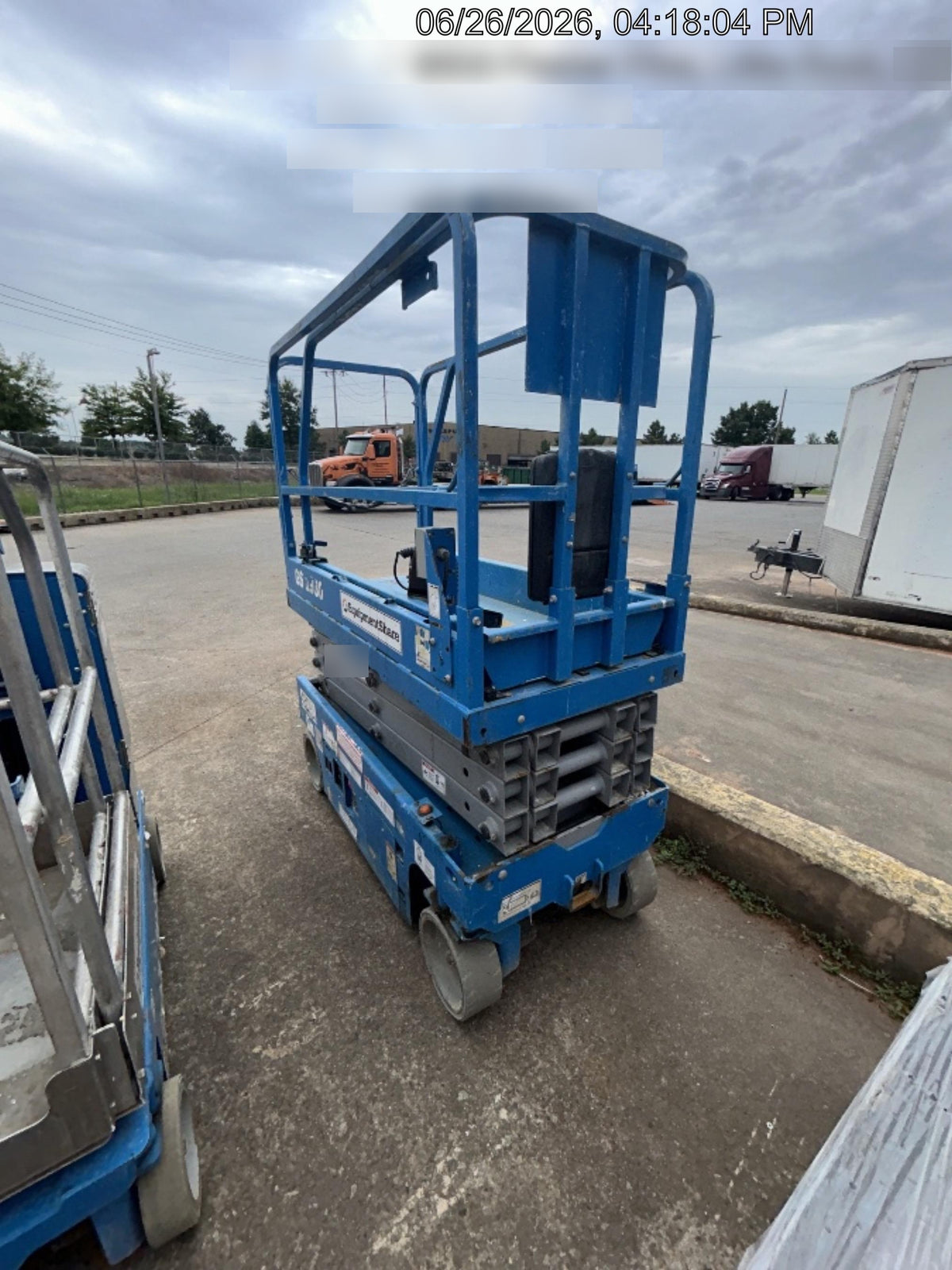 2019 Genie GS-1930 Fixed Rails with Chain Entry