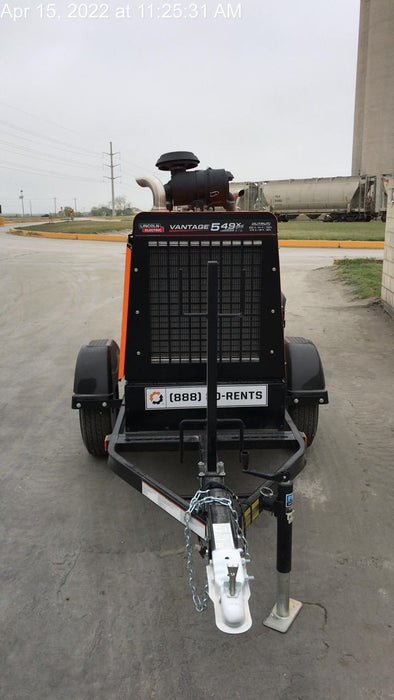 2021 Lincoln Electric Vantage 549X Ready Pak 3, ORANGE (includes trailer, cable rack, fender light kit)