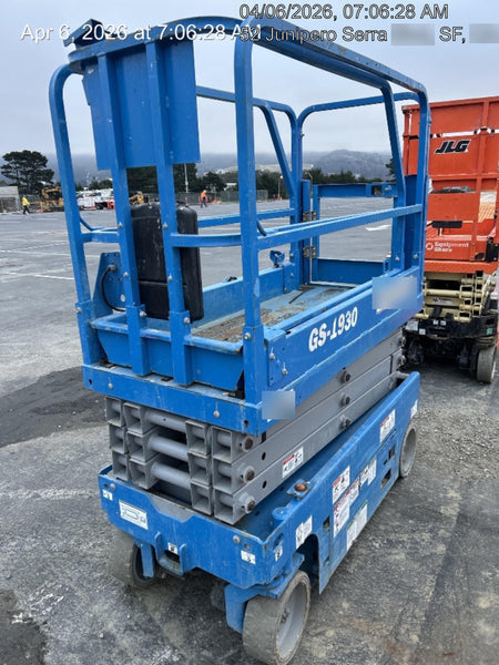2019 Genie GS-1930 Half Height Swing Gate, 800W Inverter