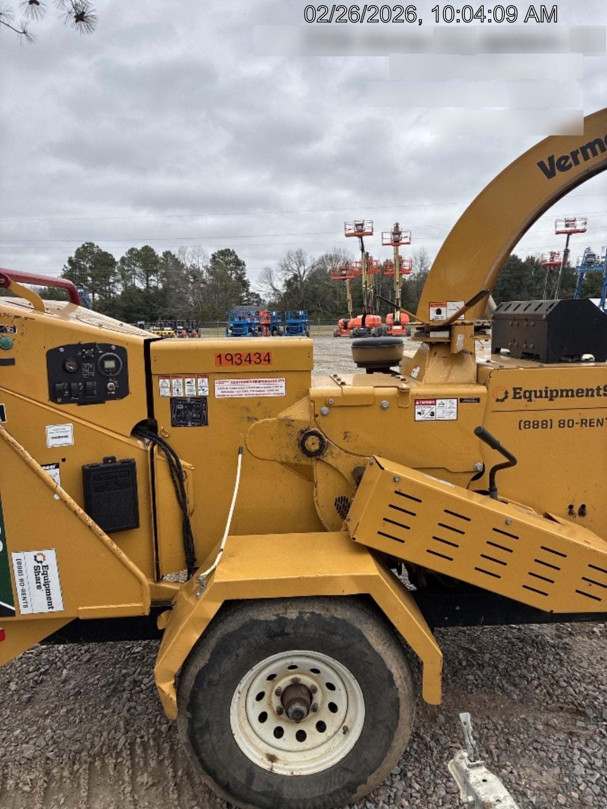 2021 VERMEER BC1000XL Diesel