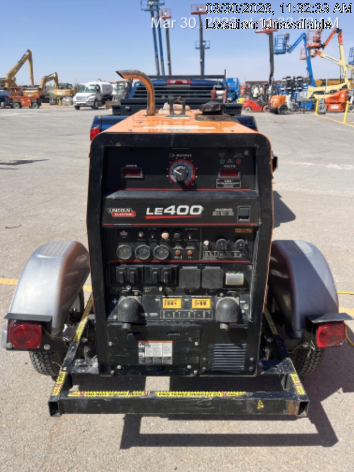 2023 Lincoln Electric LE400 Kubota V1505, Trlr, Cable Rack, Light Kit, ES Decals, T3