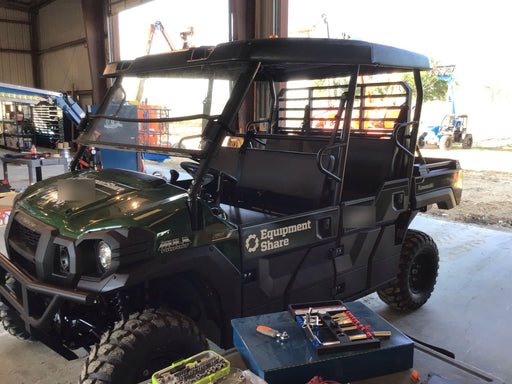 2018 Kawasaki Mule PRO-DXT Kawasaki Mule 4x4 Diesel UTV w/Hard Top, Windshield, Beacon, Backup Alarm, ES Keypad/Hardware Installed