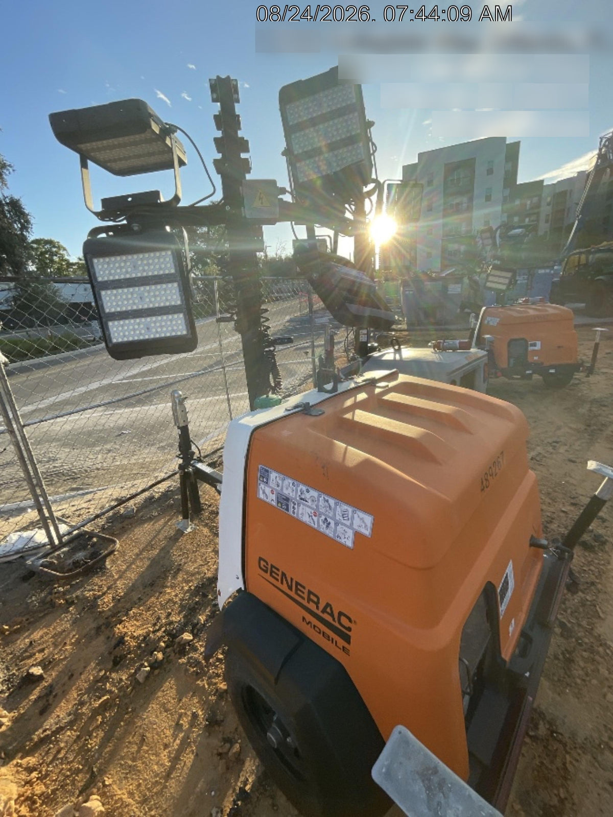 2025 Generac MLTS-4 Diesel, Mitsubishi L2E, 7.1 hp @1800 rpm, Flex Switch 120V Input, Powerzone Controller, (4) 320W LED Lights, 4kW Generator, 39.9 Gal Fuel Tank, 2" Ball, T3, ES Decals
