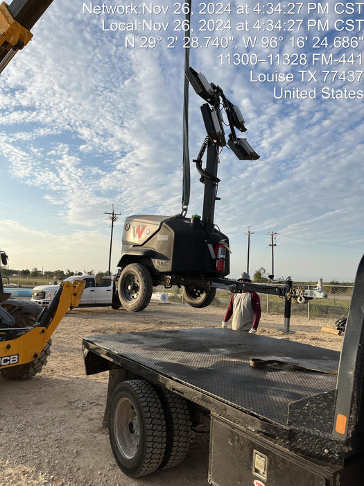 2024 Wacker Neuson LTT4 Diesel, Kohler KDW702, Deep Sea Controller, Auto Start, LED 320W, Bypass Outlet, T3