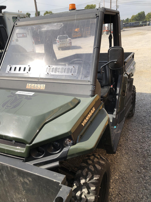 2021 Yanmar YU1000 Canopy, Steel Wheel, Poly WindShield, Beacon, Backup Alarm