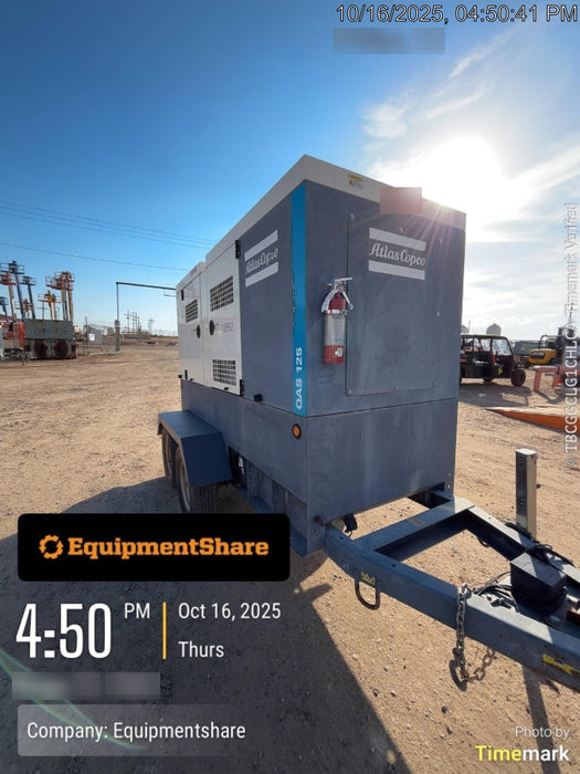 2020 ATLAS COPCO QAS 125
