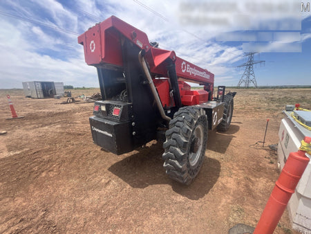 2020 Manitou MTA10055 Cab/Heat/Air, 120 HP, Solid Tires, Work Lights, Lift Hook, Auxiliary Hydraulics w/66" Carriage and 60" Forks