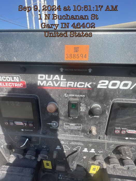 2024 Lincoln Electric Dual Maverick 200/200X Ready Pak 3, Includes Trailer, Cable Rack, Fender Light Kit K4382-1-RP3