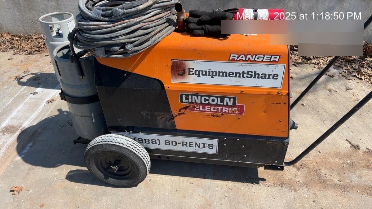 2020 Lincoln Electric Ranger 305 LPG Kohler Engine, One-Pak