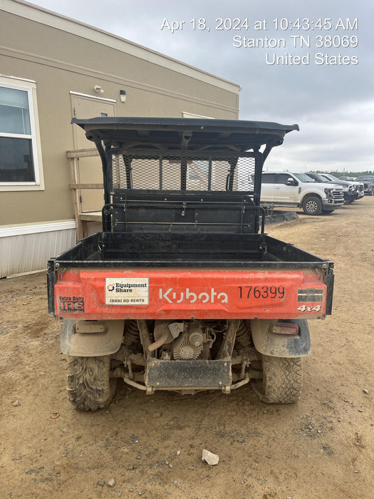 2021 Kubota RTV-X1140W-H Plastic Canopy, Windshield Acrylic Clear, LED Strobe Light, Wire Harness Kit, Back up Alarm
