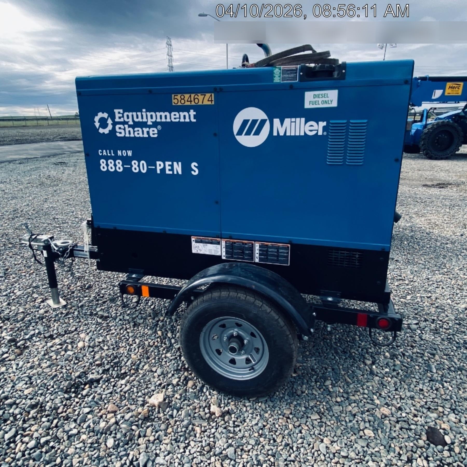 2025 MILLER ELECTRIC BIG BLUE 500