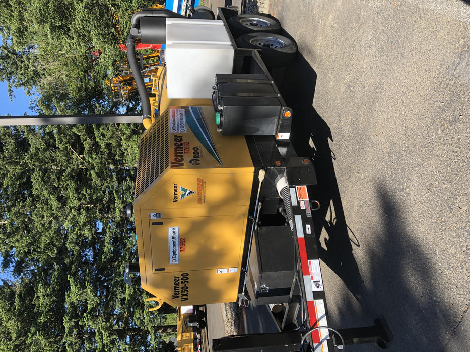 2020 Vermeer VX50-500 49Hp Kubota Diesel - 500 Gal Debris Tank - 1,025 CFM Vacuum Pump, Strong Arm, x2 205 Gal Water Tanks