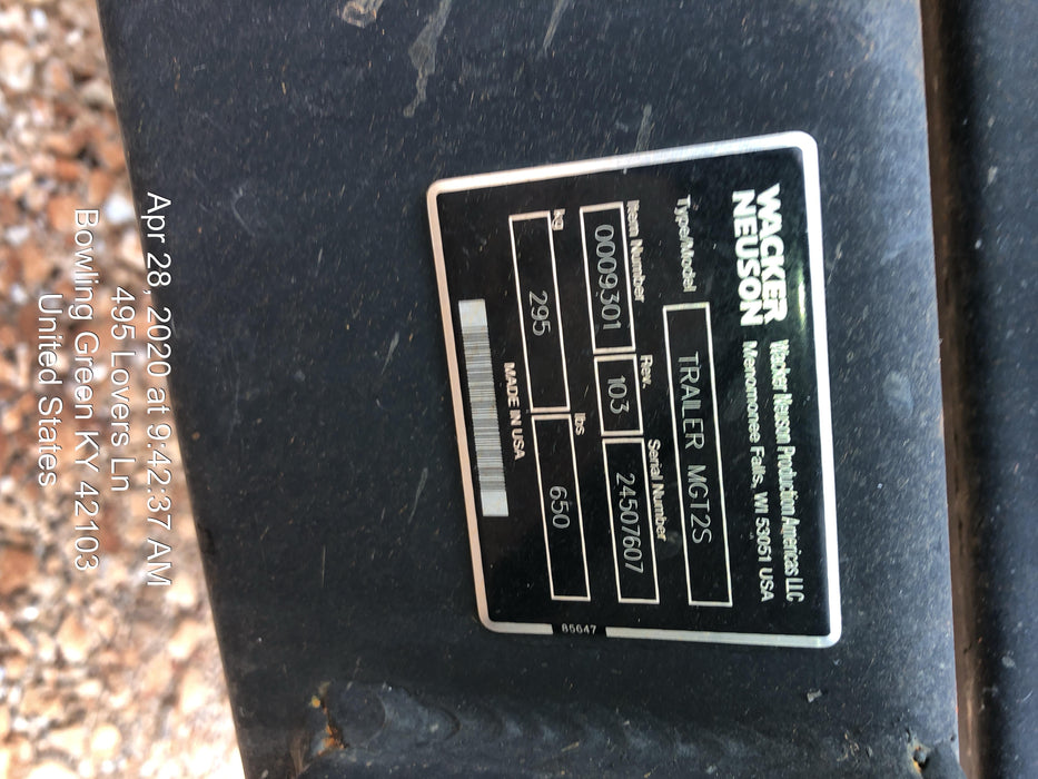 2019 WACKER NEUSON G50